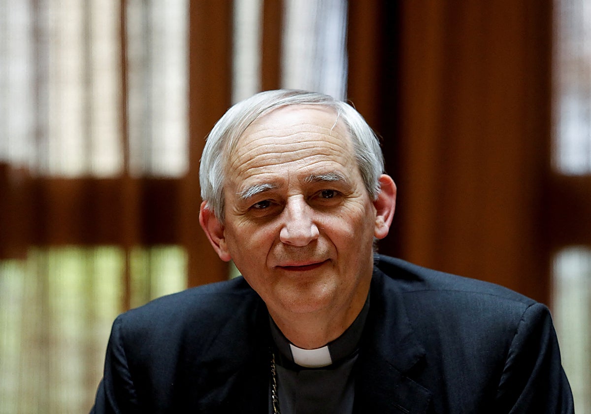 Cardenal Matteo Zuppi, presidente de la Conferencia Episcopal Italiana (CEI)