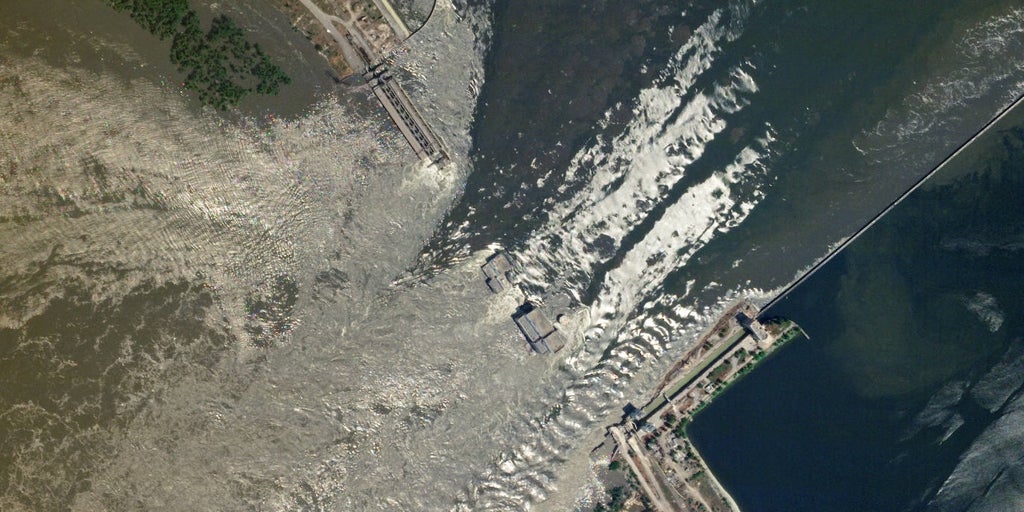 Washington tiene pruebas de Inteligencia que demuestra que Rusia ha volado el embalse Kakhovka
