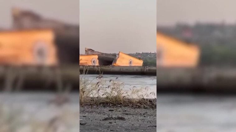 Al menos siete desaparecidos tras la destrucción de la presa de Kajovka en Jersón