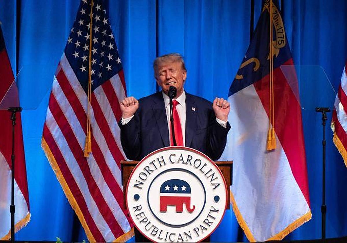 El expresidente estadounidense Donald Trump