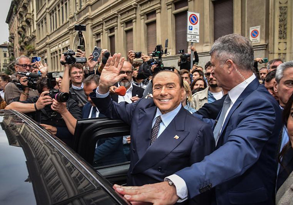 El ex primer ministro italiano y líder del partido italiano 'Forza Italia' (FI), Silvio Berlusconi
