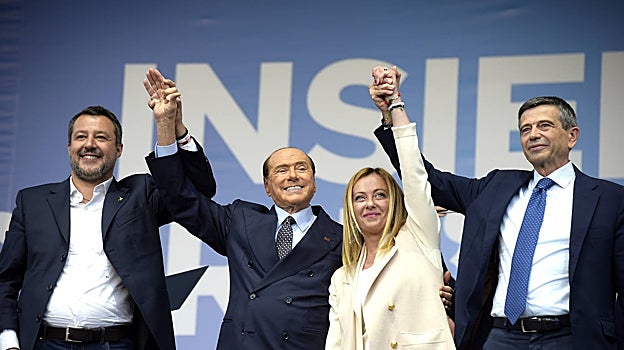 Victoria de la derecha italiana en las pasadas elecciones de 2022