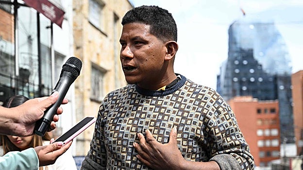 Manuel Ranoque, padre de los niños