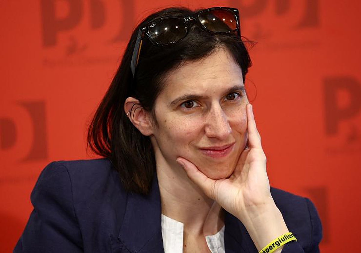 La secretaria del Partido Democrático de Italia, Elly Schlein