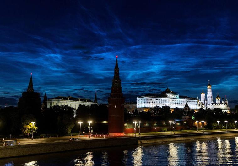 Moscow night view