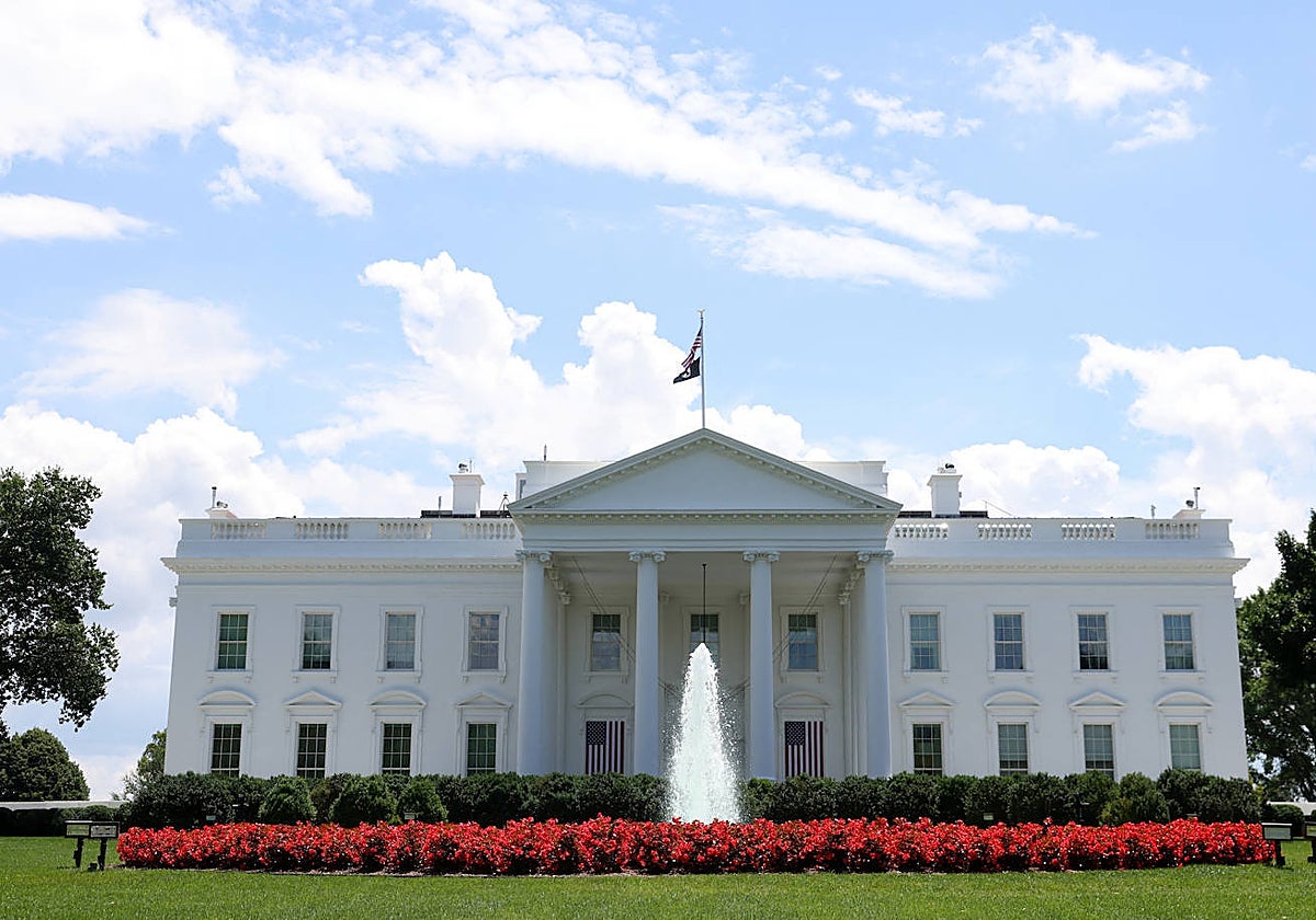 Fotografía de archivo de la Casa Blanca