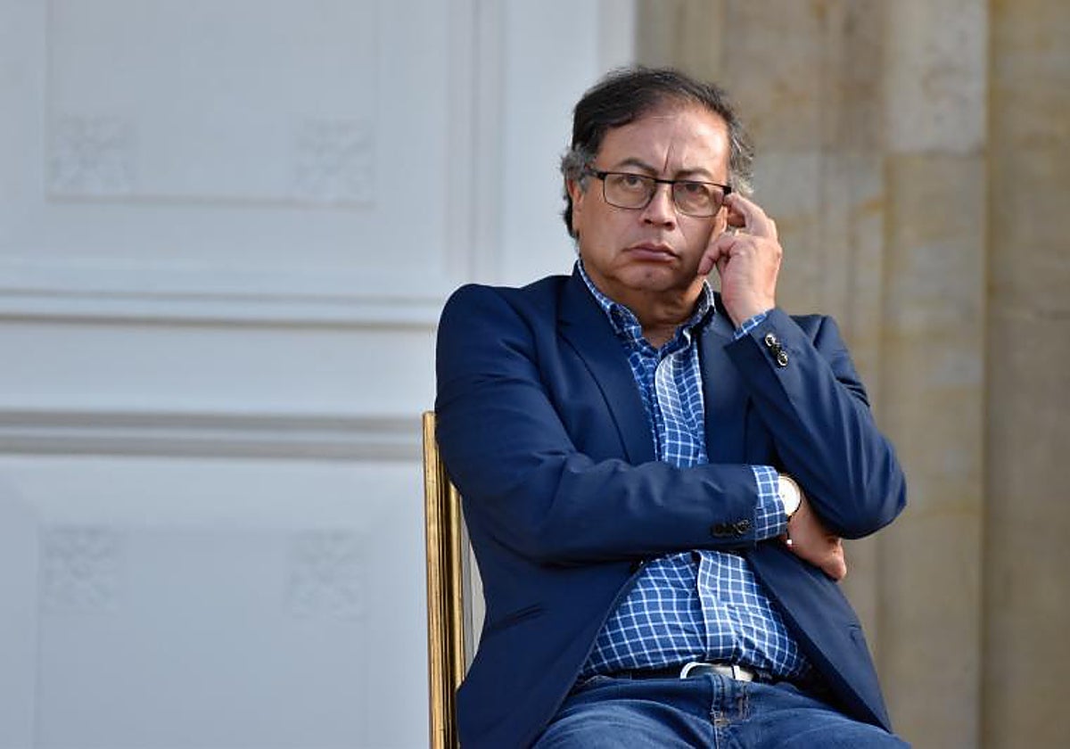El presidente de Colombia, Gustavo Petro