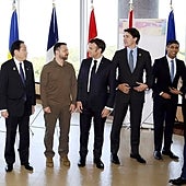 El Kremlin considera las garantías de seguridad del G7 a Ucrania un «atentado» a la seguridad de Rusia y una medida «muy peligrosa»