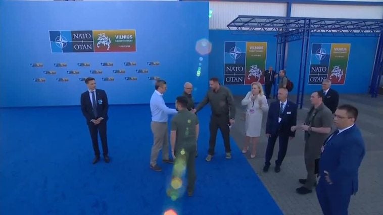 Zelenski llega a la cumbre de la OTAN