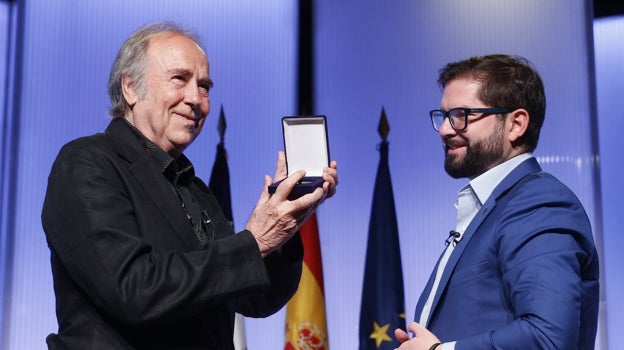 Serrat, homenajeado por Boric en Casa América