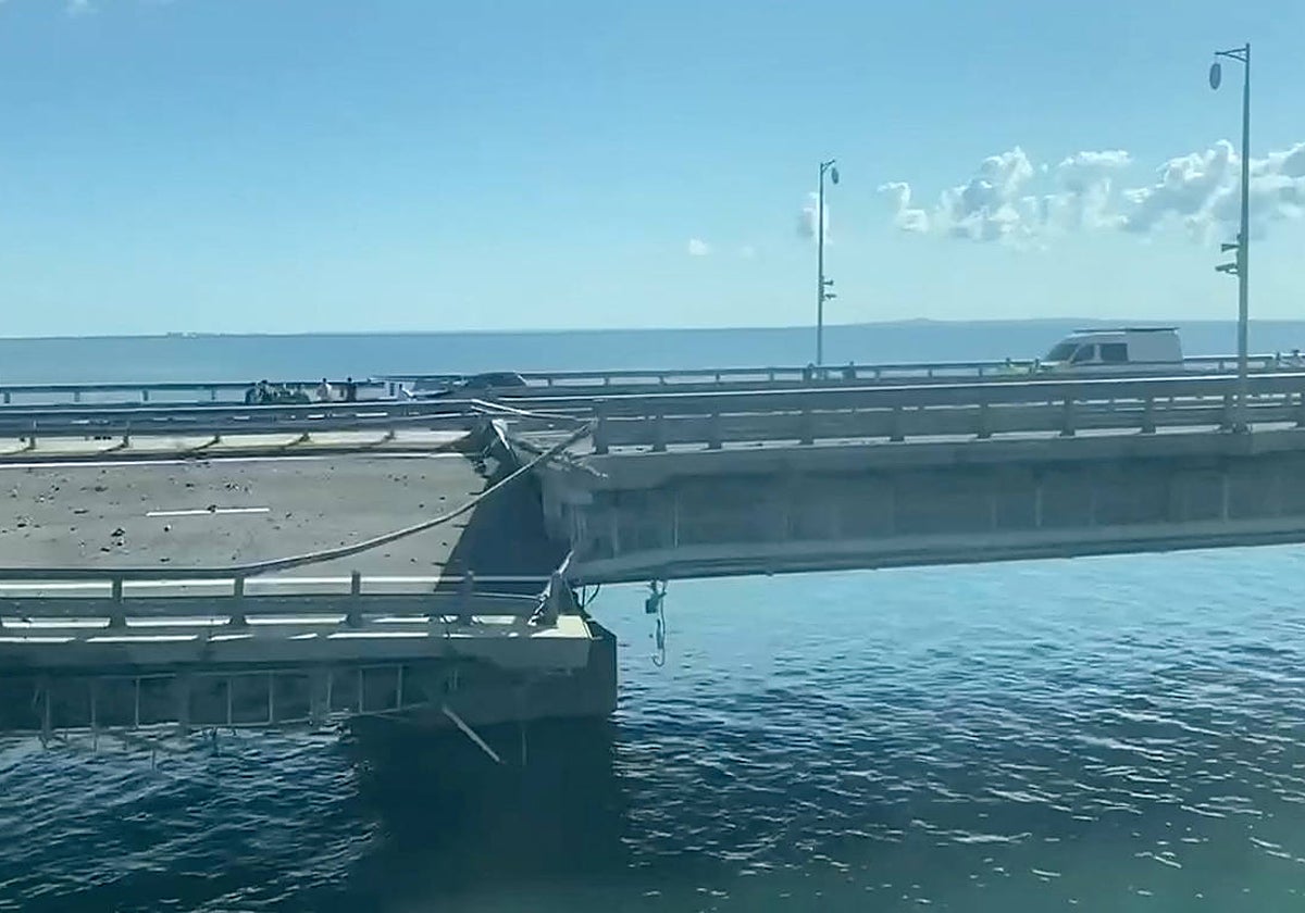 Vista del Puente de Kerch