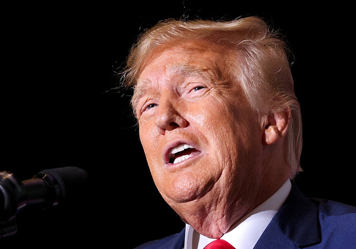 Fotografía de archivo del expresidente de Estados Unidos Donald Trump