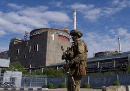 El Organismo Internacional de la Energía Atómica deteca minas en la central nuclear ucraniana de Zaporiyia