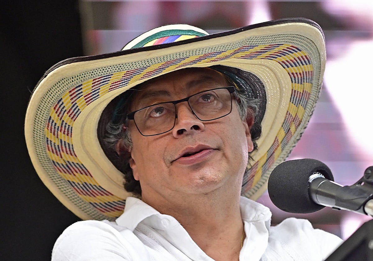 El presidente de Colombia, Gustavo Petro