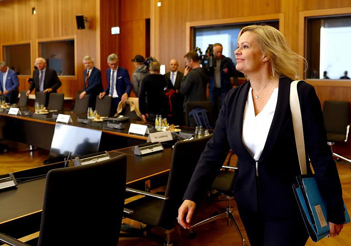 La ministra del Interior alemana, Nancy Faeser