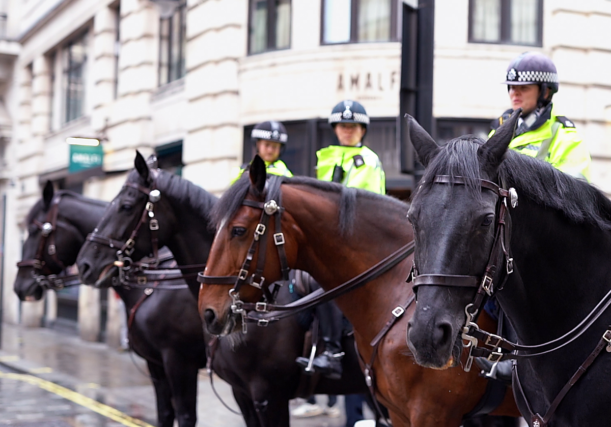 La Policía Metropolitana en una imagen de archivo