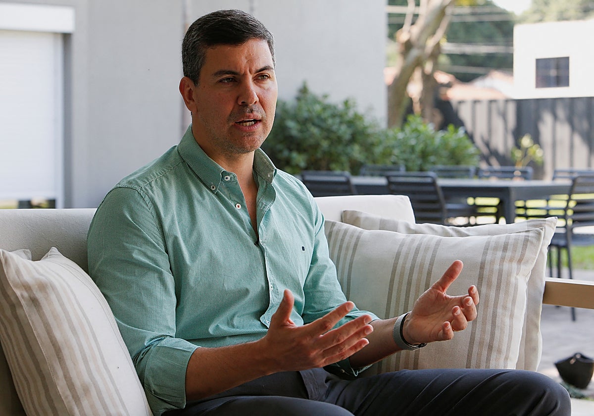 El presidente electo de Paraguay, Santiago Peña