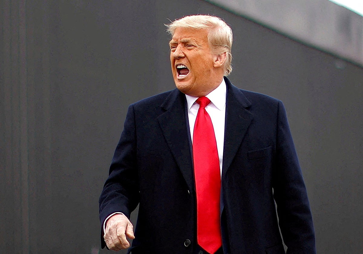 El expresidente estadounidense Donald Trump