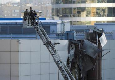 Rusia destruye un dron ucraniano en el centro de Moscú y varios navales en el mar Negro