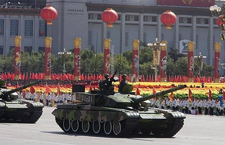 Imagen de archivo de un desfile militar en China
