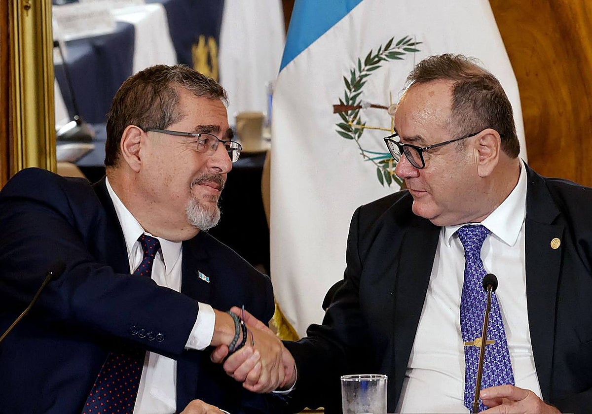 Bernardo Arévalo y Alejandro Giammattei