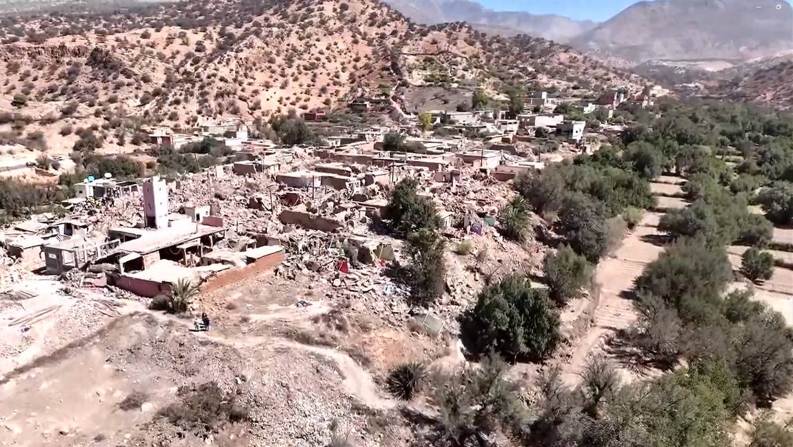 Marruecos destrozada por el fuerte terremoto de 6,9