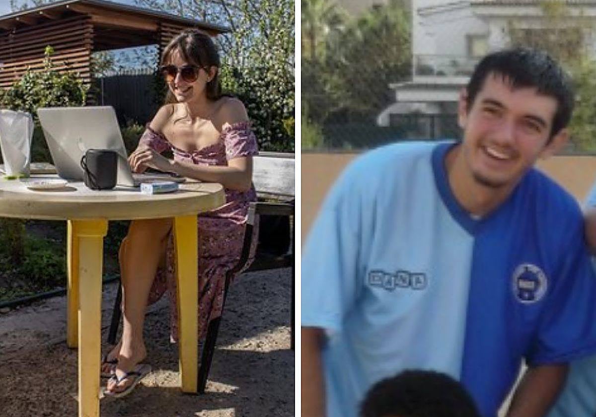 La española Emma Igual y el primer español fallecido en la guerra de Ucrania, Ángel Adrover