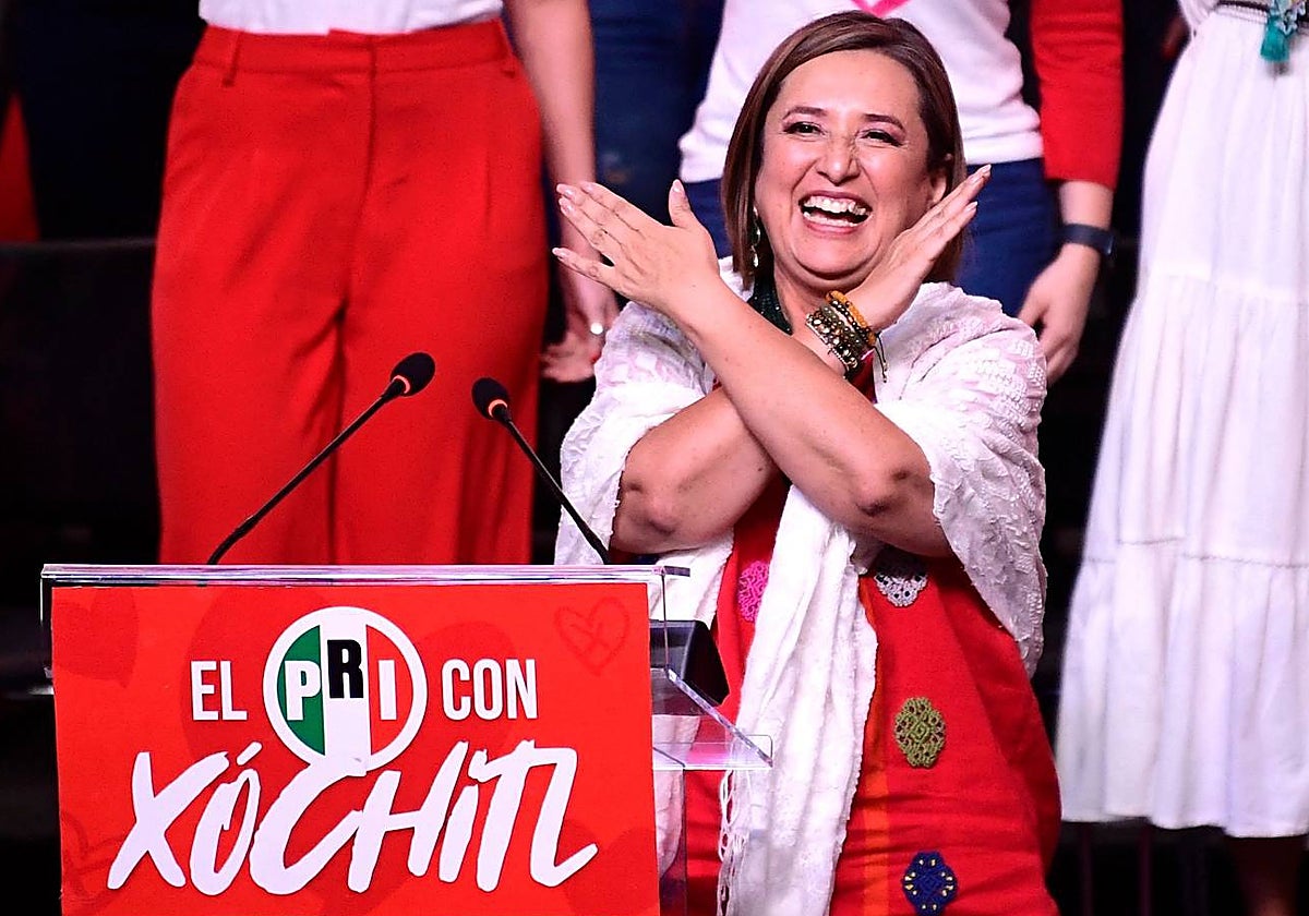La candidata a la presidencia de México Xóchitl Gálvez