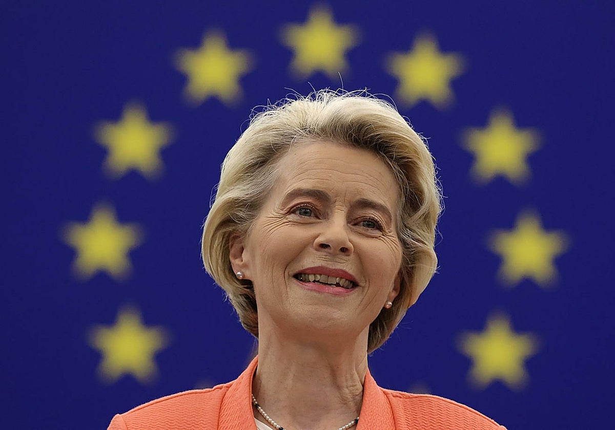 La presidenta de la Comisión Europea, Úrsula von der Leyen