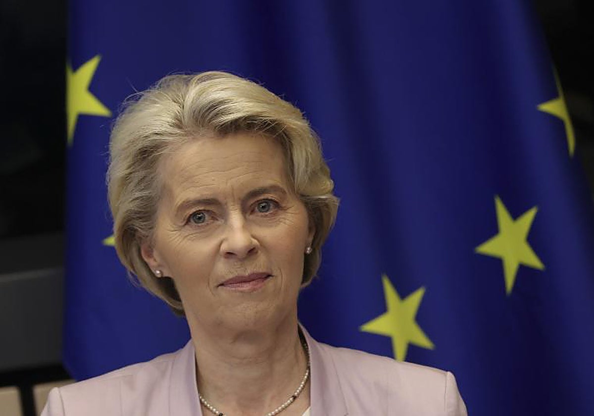 La presidenta de la Comisión Europea, Ursula Von der Leyen