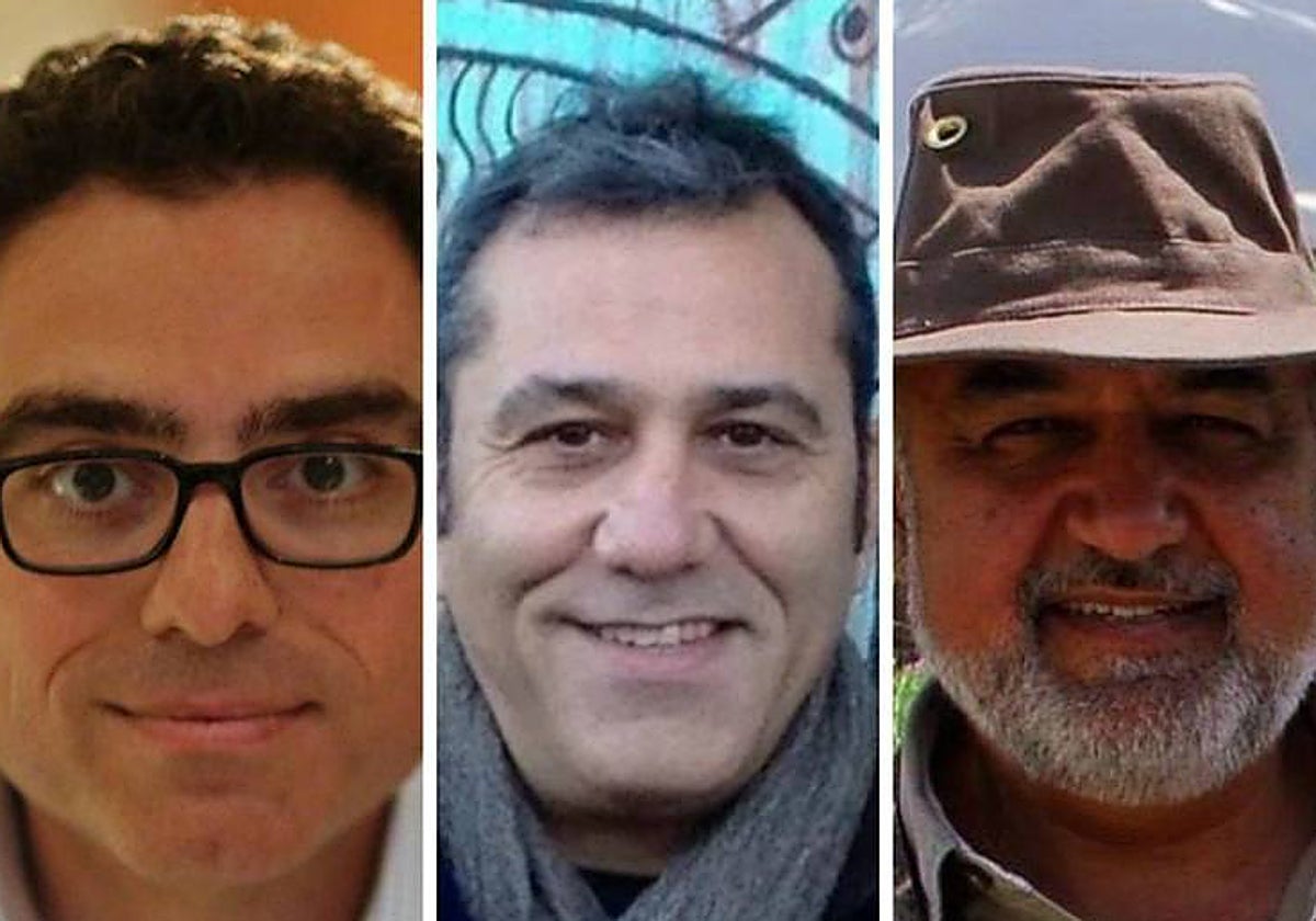 Siamak Namazi, Emad Sharghi y Morad Tahbaz, ciudadanos iraní-estadounidenses