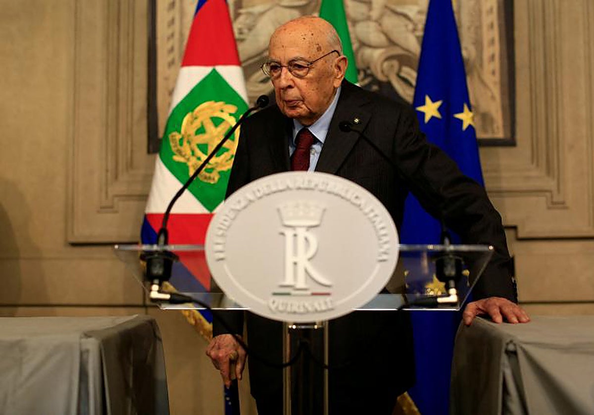 El expresidente italiano, Giorgio Napolitano