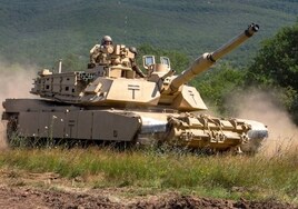 Los tanques estadounidenses Abrams llegan a Ucrania