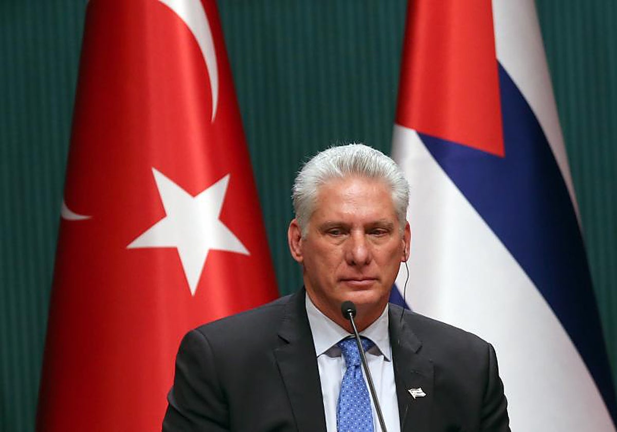 El presidente cubano, Miguel Díaz-Canel