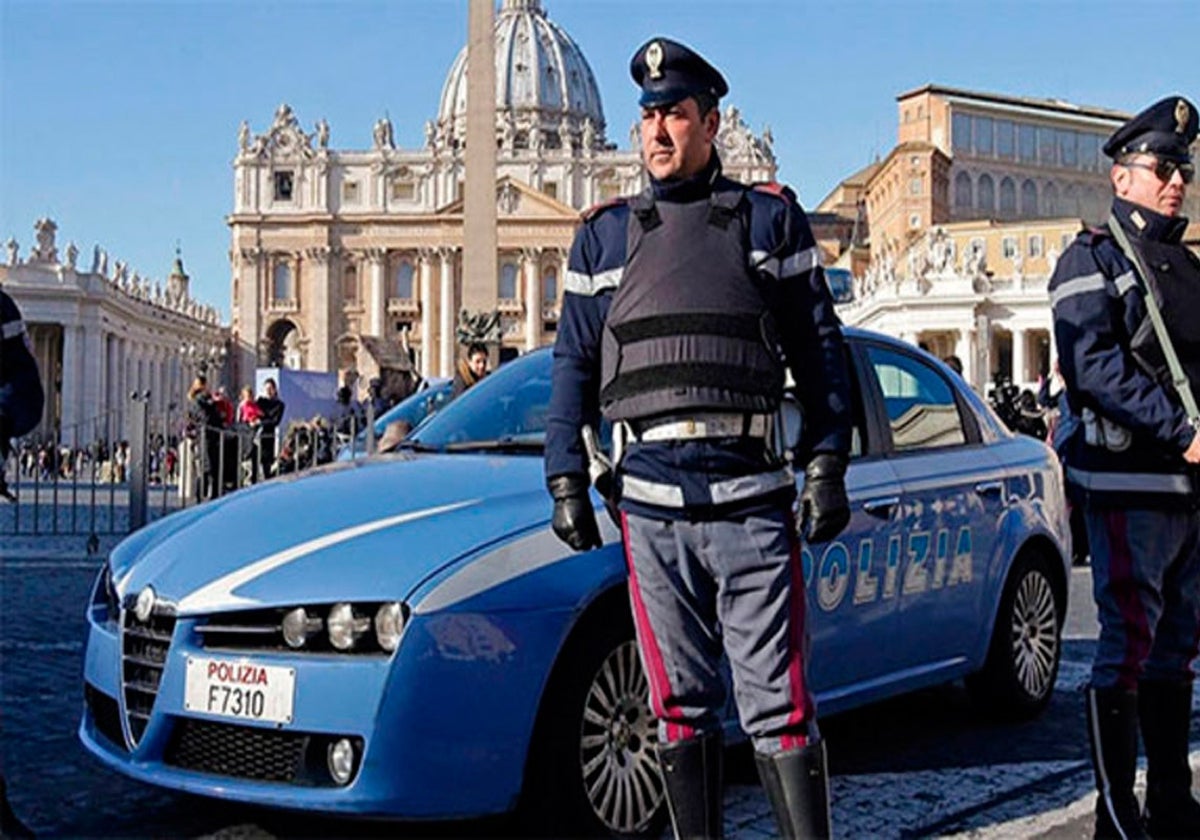 Policia en Roma en una imagen de archivo