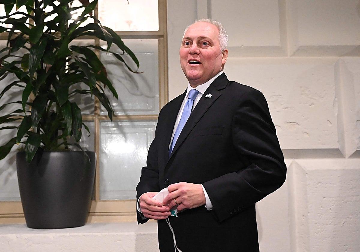 El líder de la mayoría en la Cámara de Representantes, Steve Scalise, republicano de Luisiana