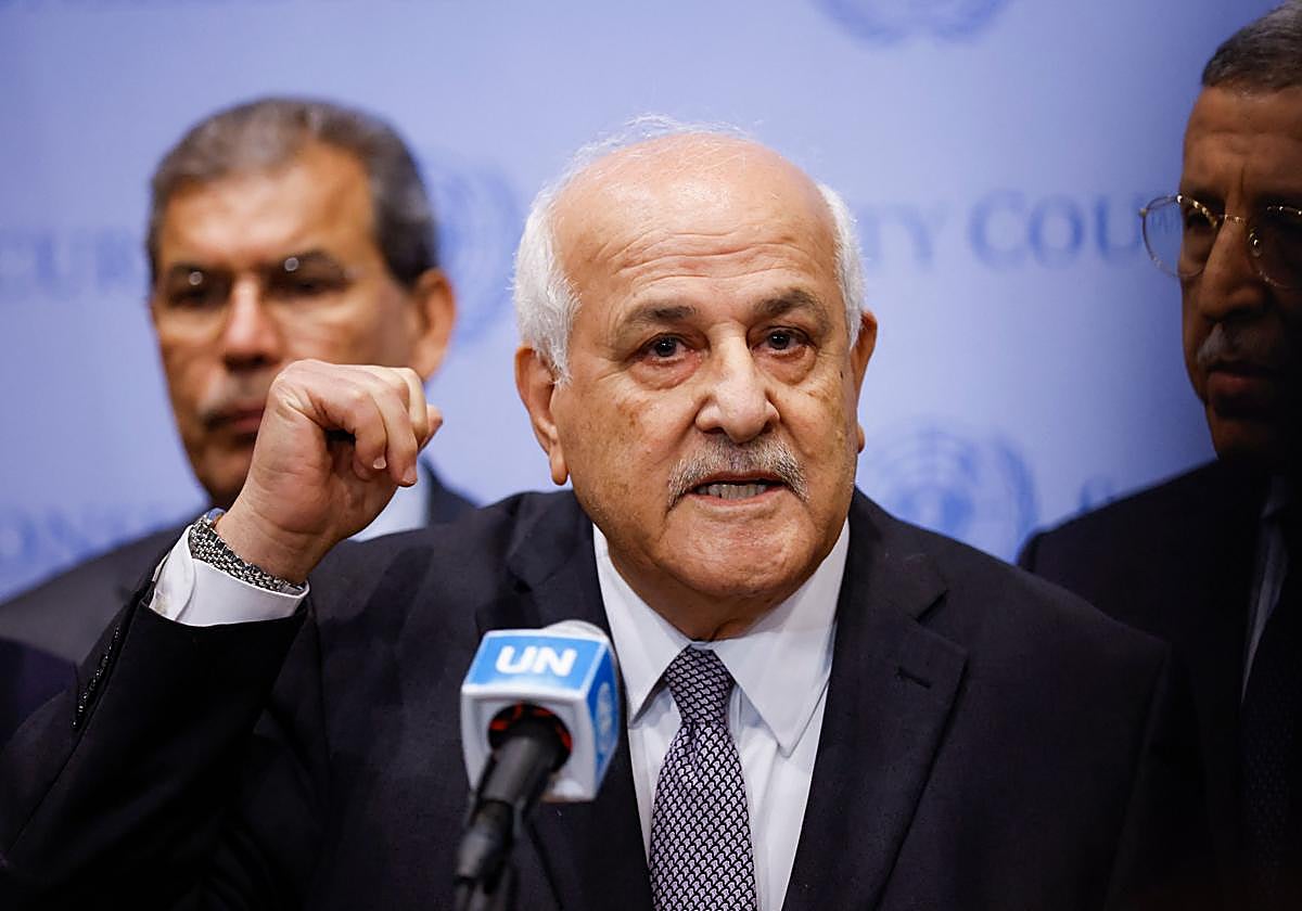 Riyad H. Mansour, embajador de Palestina para la ONU