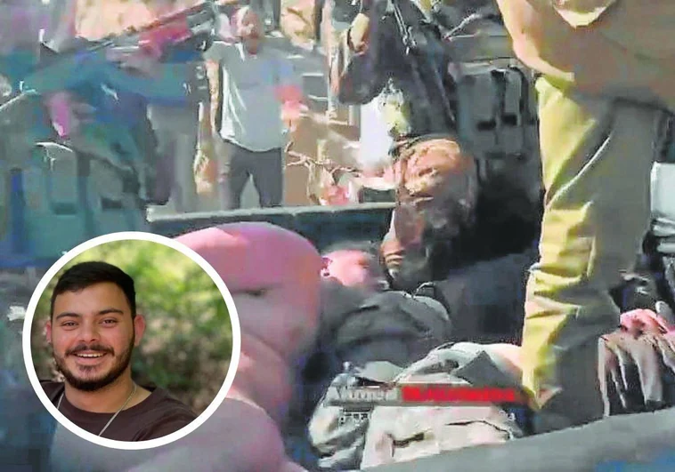 Omer Wenkert, secuestrado por Hamás el sábado pasado