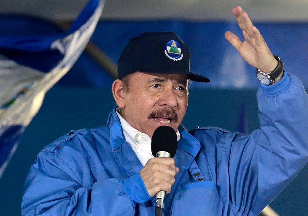 Daniel Ortega, presidente de Nicaragua