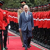 Carlos III inicia su visita a Kenia en medio de tensiones por el pasado colonialista británico