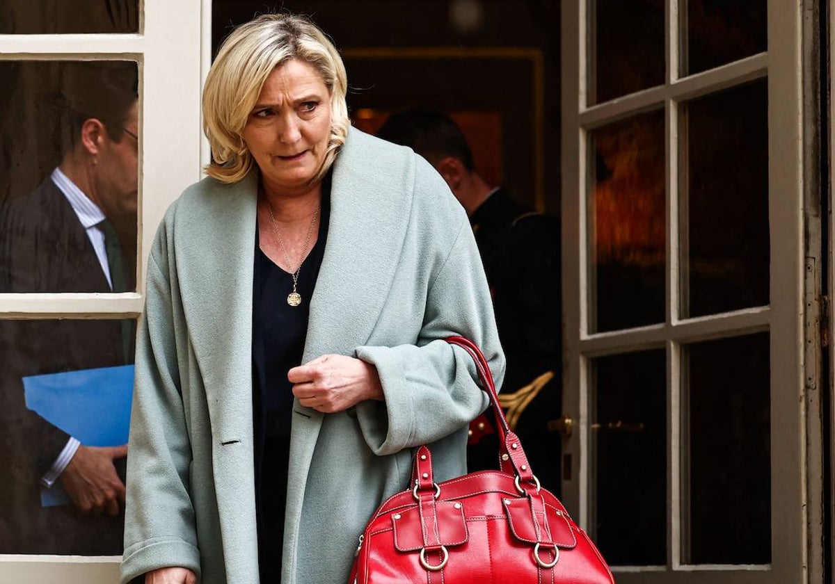 La líder de la extrema derecha francesa, Marine Le Pen