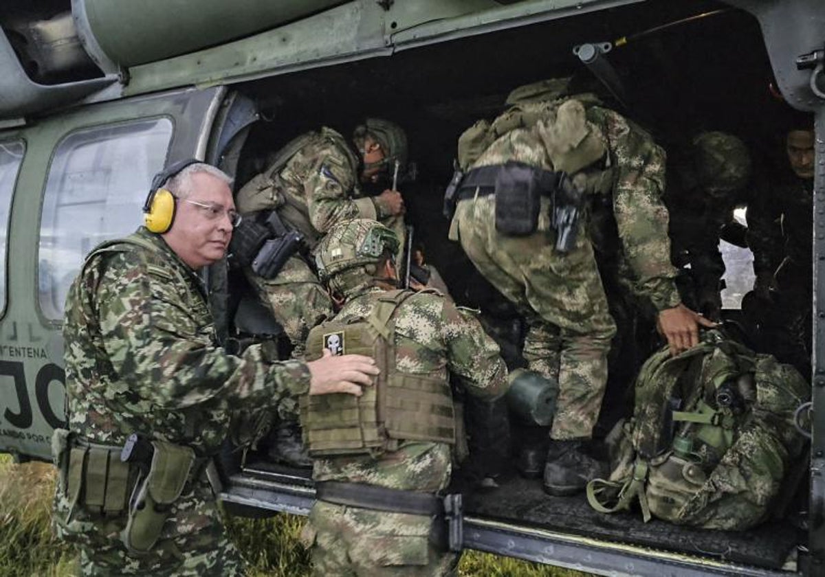 El Comandante General de las Fuerzas Militares de Colombia, Helder Bonilla