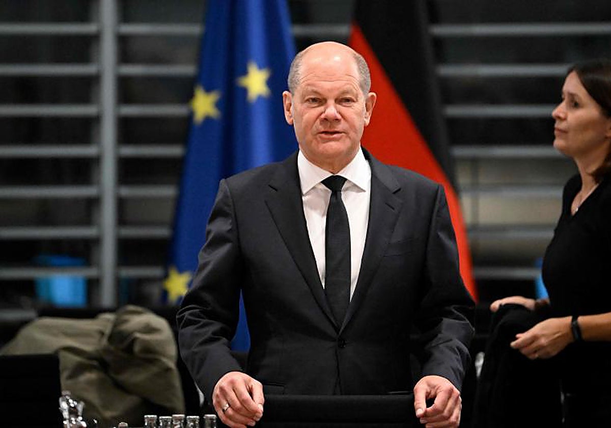 El canciller alemán, Olaf Scholz