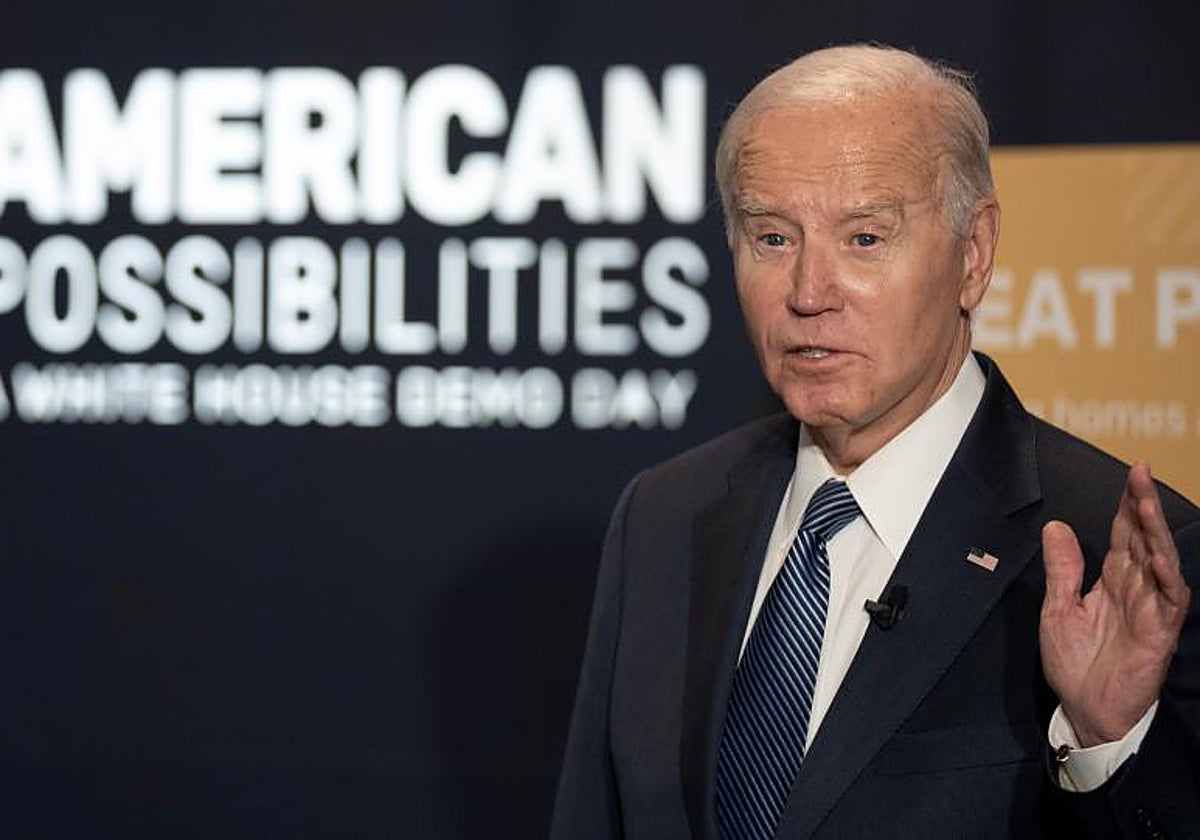 El presidente estadounidense Joe Biden