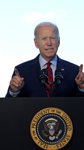 El presidente Joe Biden