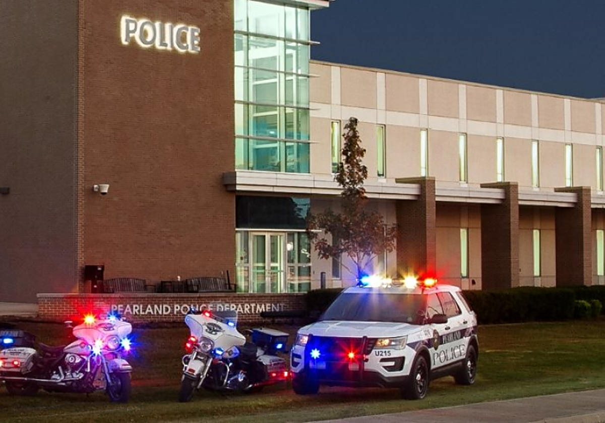 Policía local de Pearland en Texas (EE.UU.)