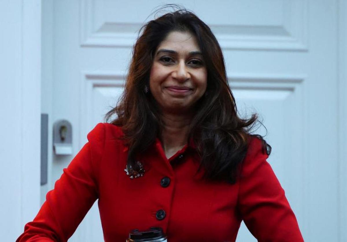 La exministra del Interior británica, Suella Braverman