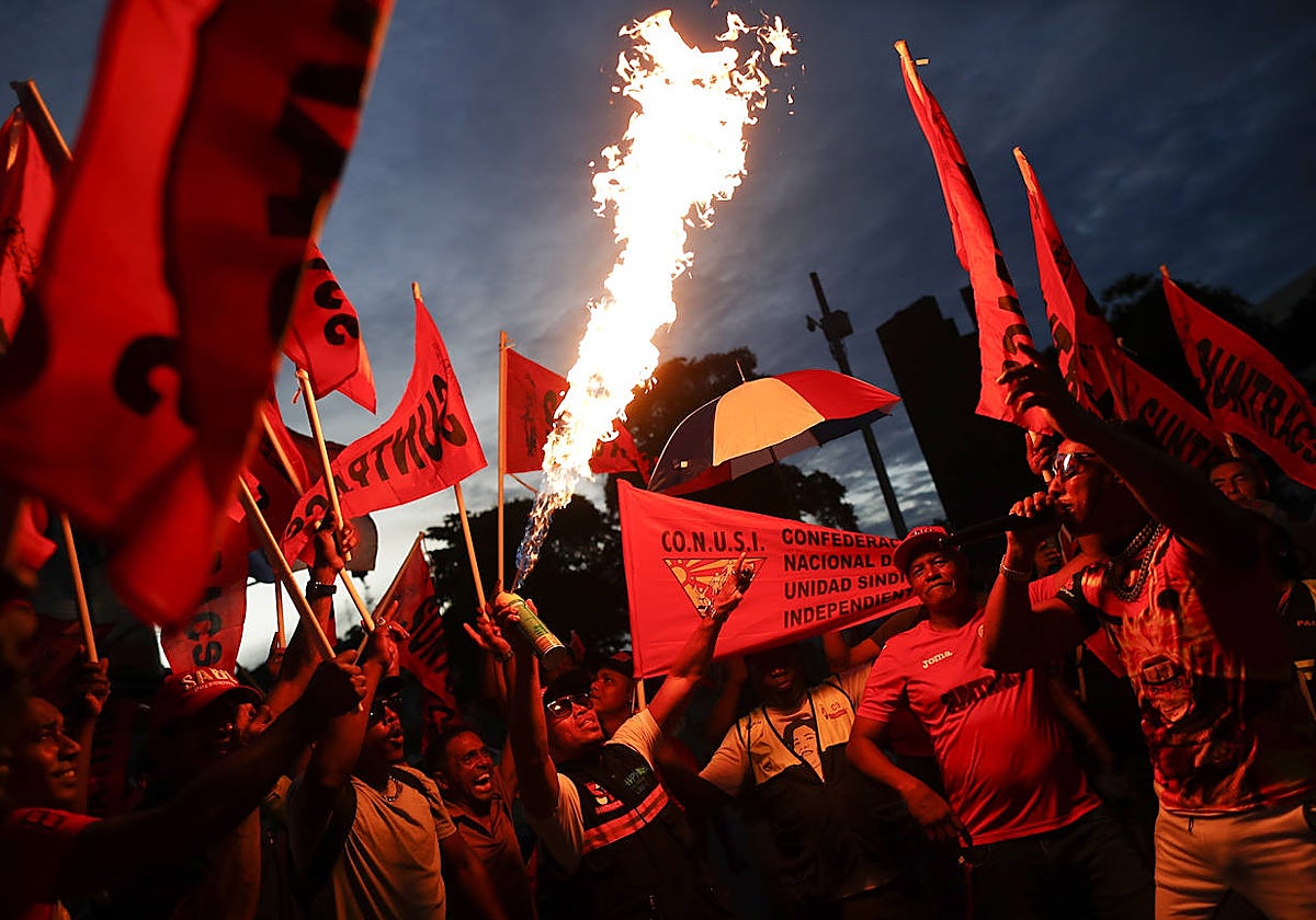 Protestas contra el contrato entre el Estado y Minera Panamá, en la Ciudad de Panamá
