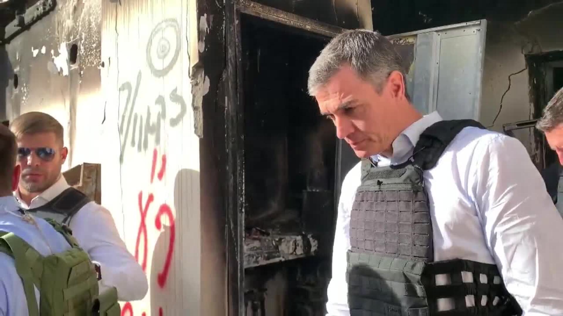 Sánchez advierte en Israel que usar sólo la fuerza no acabará con el terrorismo de Hamás