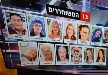 La liberación de un grupo de rehenes secuestrados por Hamás, en imágenes